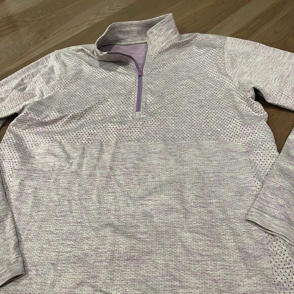 lululemon athletica Heathered Lavender Half-Zip Pullover - Picture 2 of 7